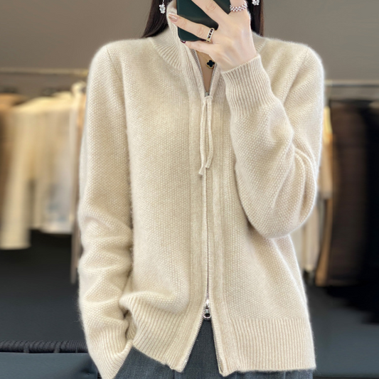 Maja™ | Cashmere Zip Cardigan