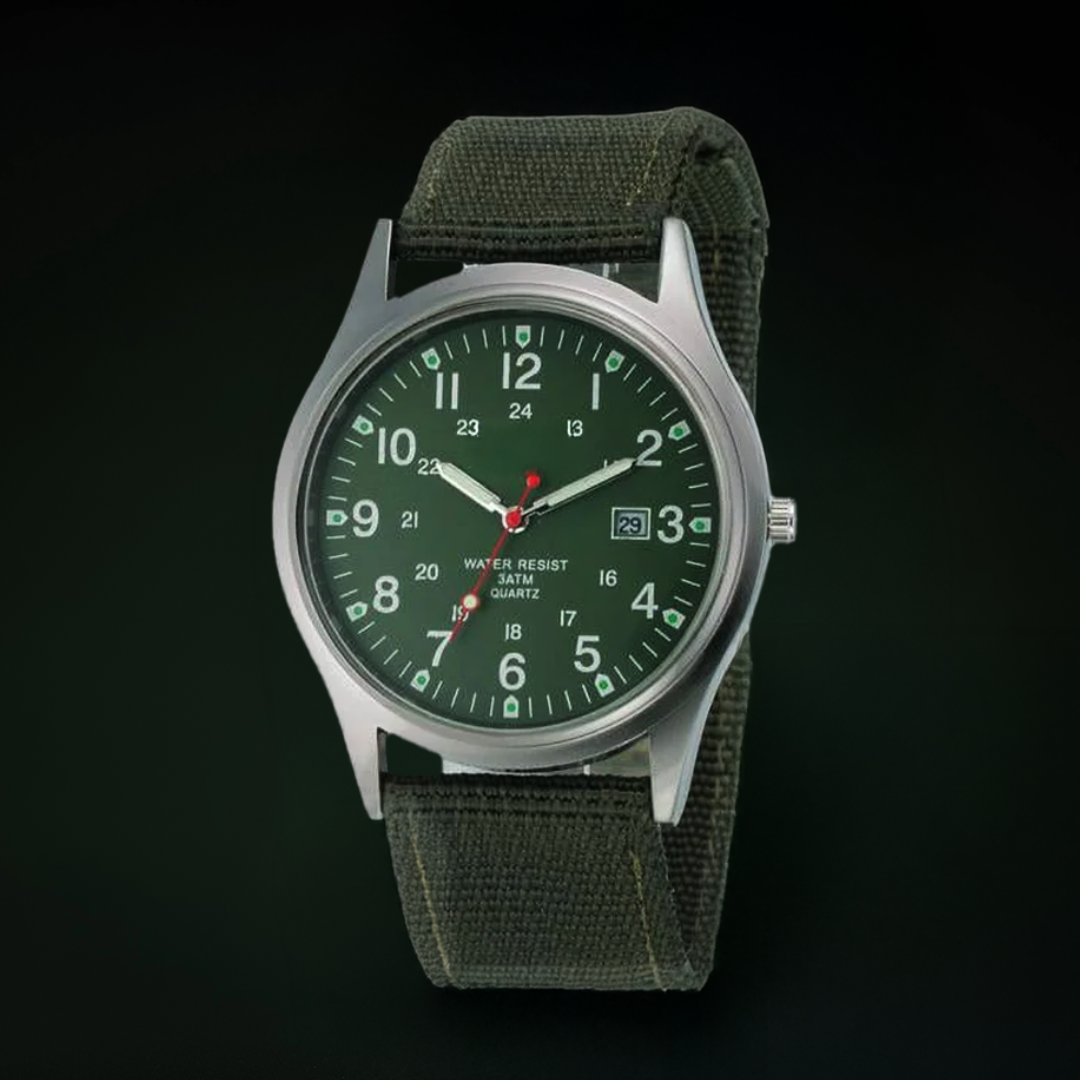 Nils™ | Casual Militärinspirerat Armbandsur