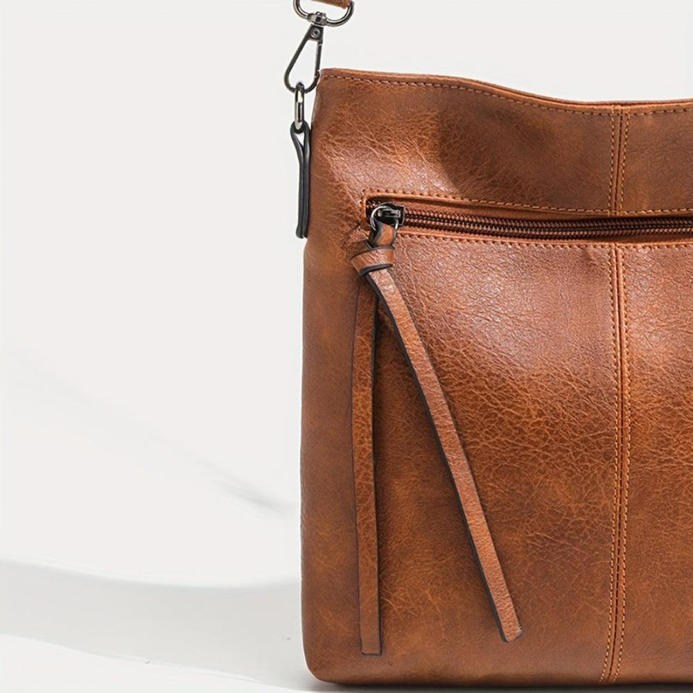 Lena™ | Retro Firkanet Crossbody Väska