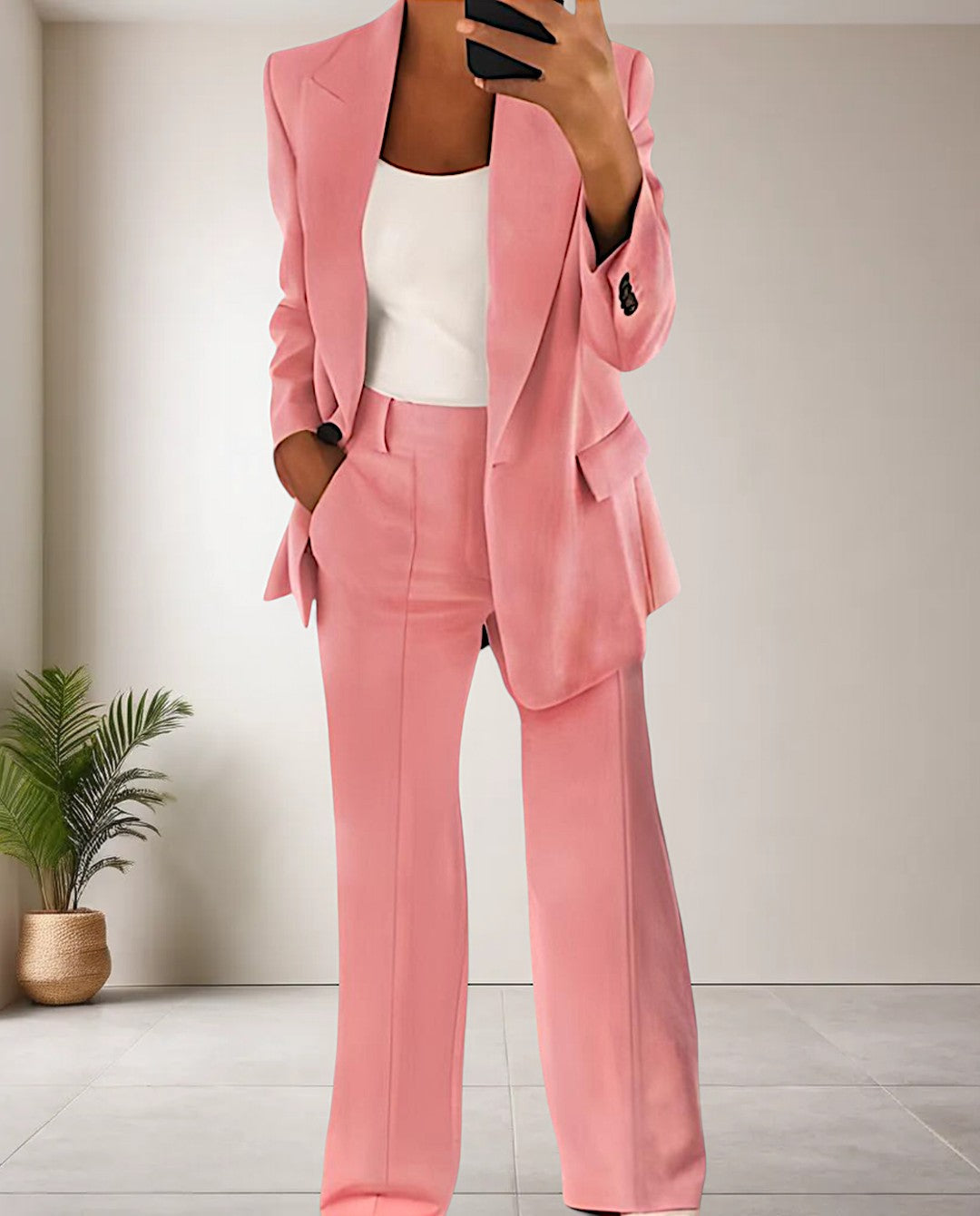 Elena™ | Elegant Blazer- och Byxset