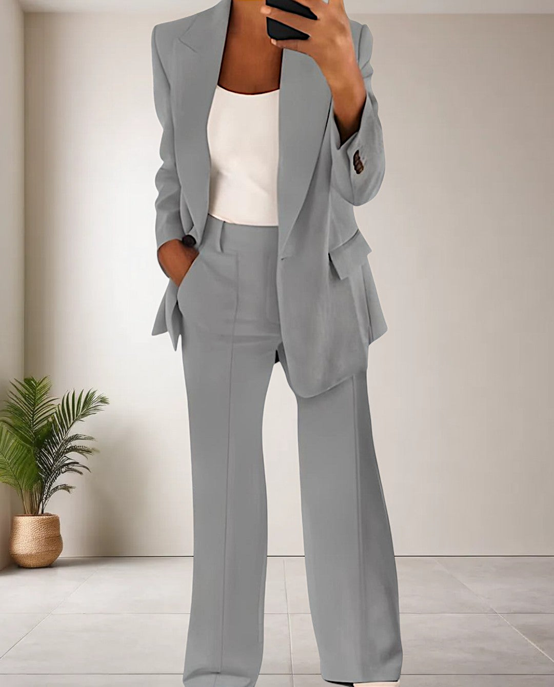 Elena™ | Elegant Blazer- och Byxset