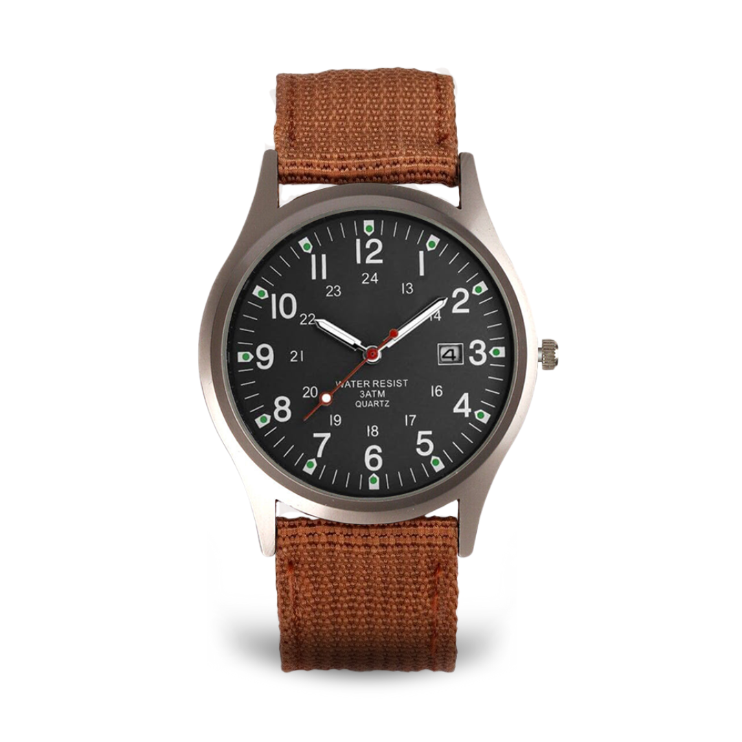 Nils™ | Casual Militärinspirerat Armbandsur