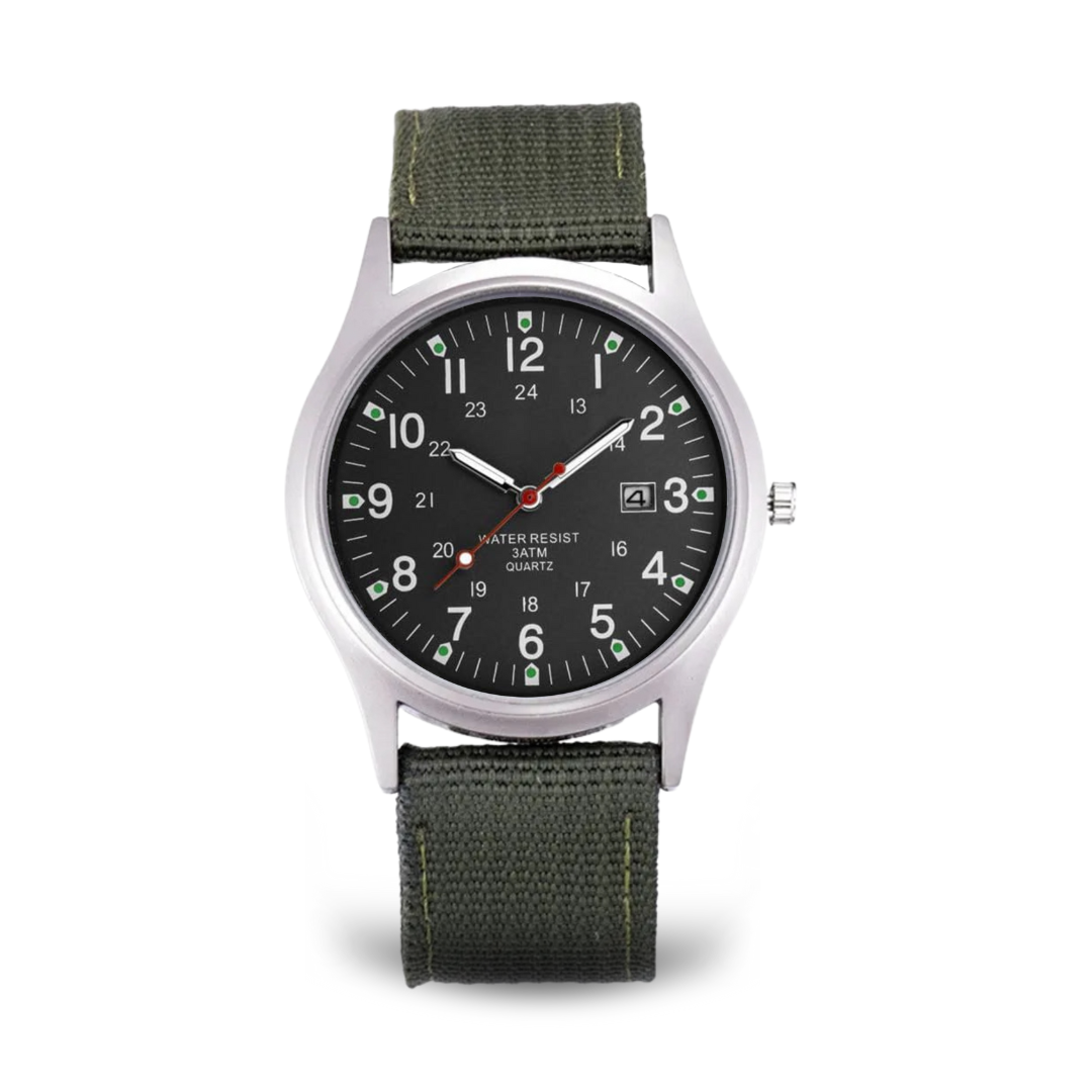 Nils™ | Casual Militärinspirerat Armbandsur