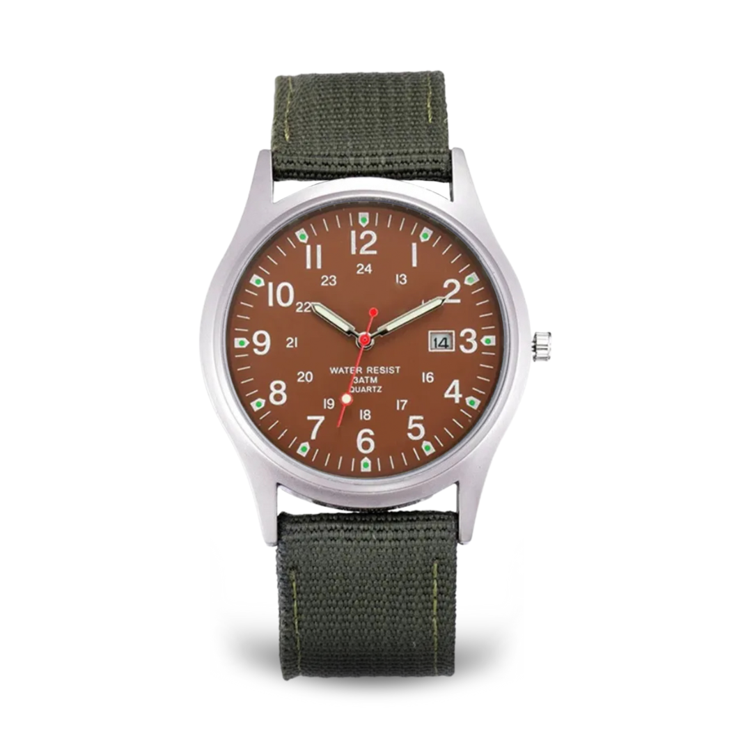 Nils™ | Casual Militärinspirerat Armbandsur