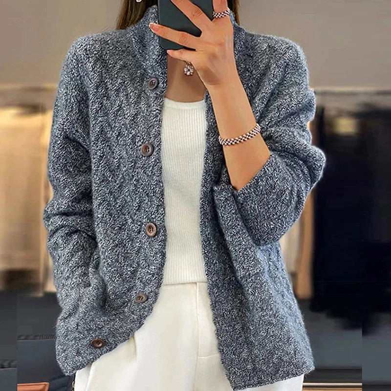 Josette™ | Mjukstickad Cardigan