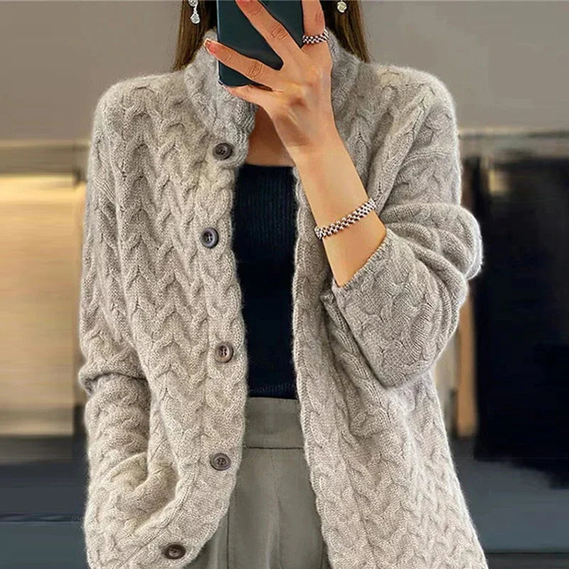 Josette™ | Mjukstickad Cardigan