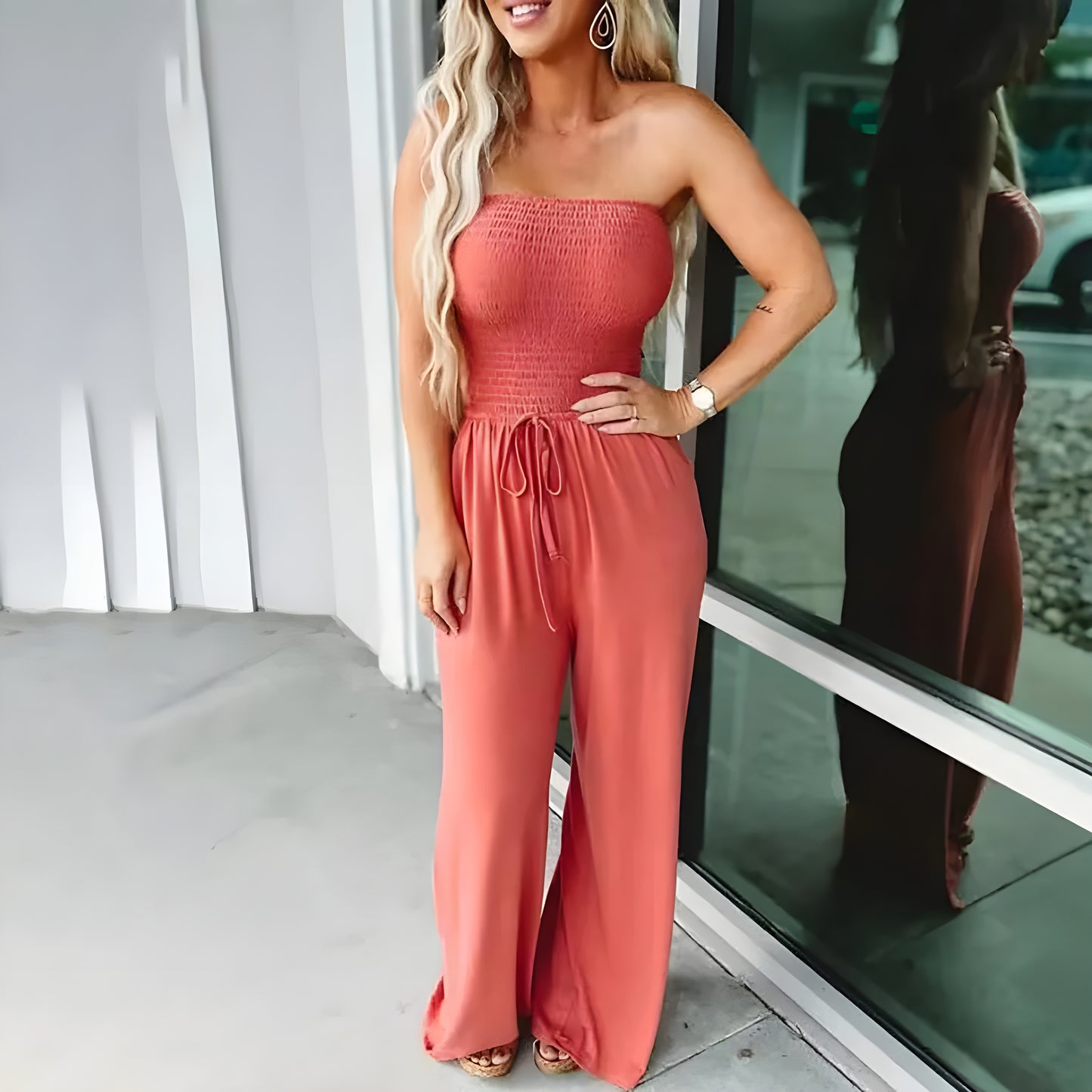 Sofia™ | Trendig Off-Shoulder Jumpsuit