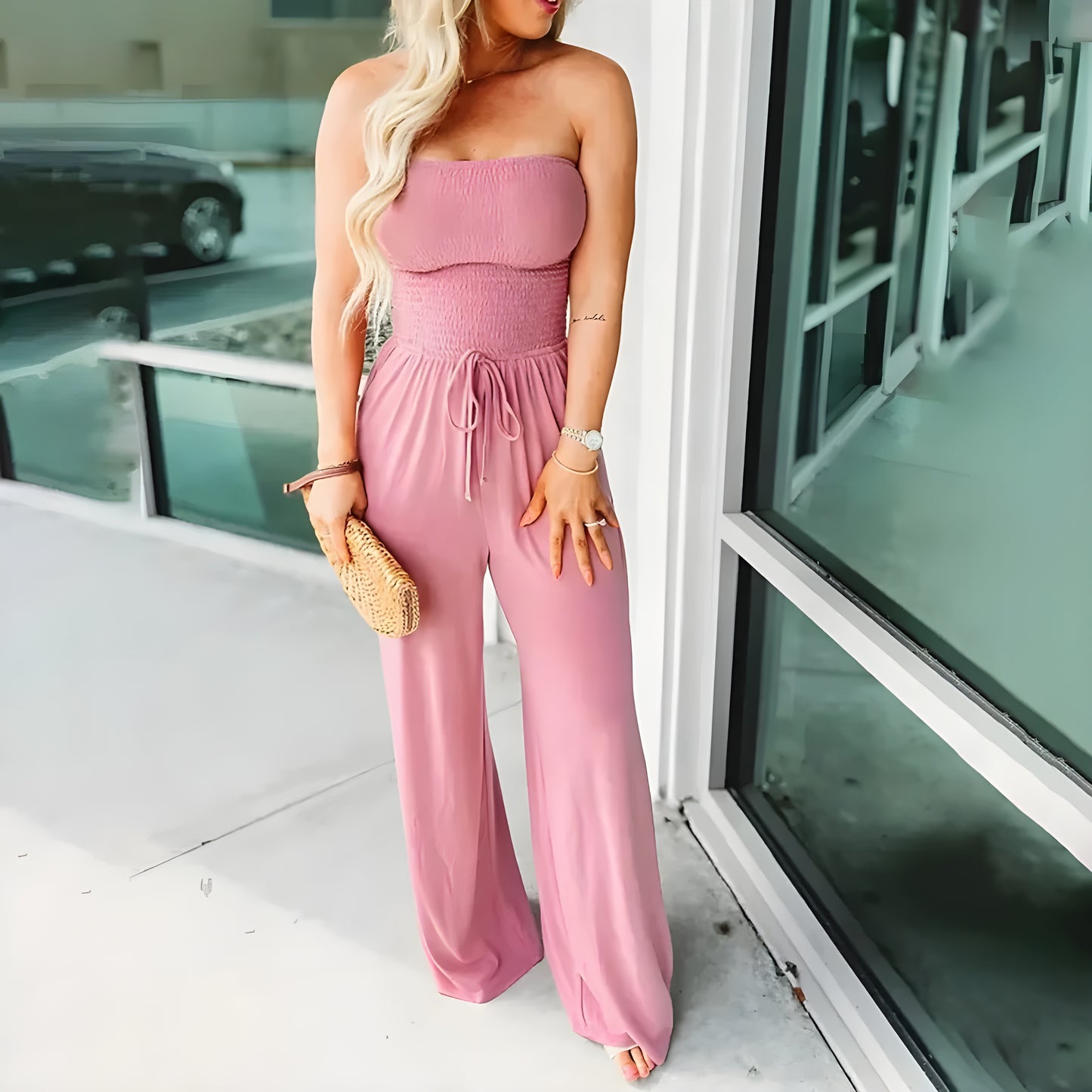 Sofia™ | Trendig Off-Shoulder Jumpsuit