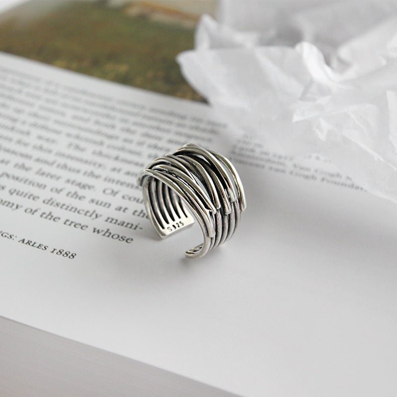 Ineke™ | Sterlingsilver Justerbar Ring i Lager