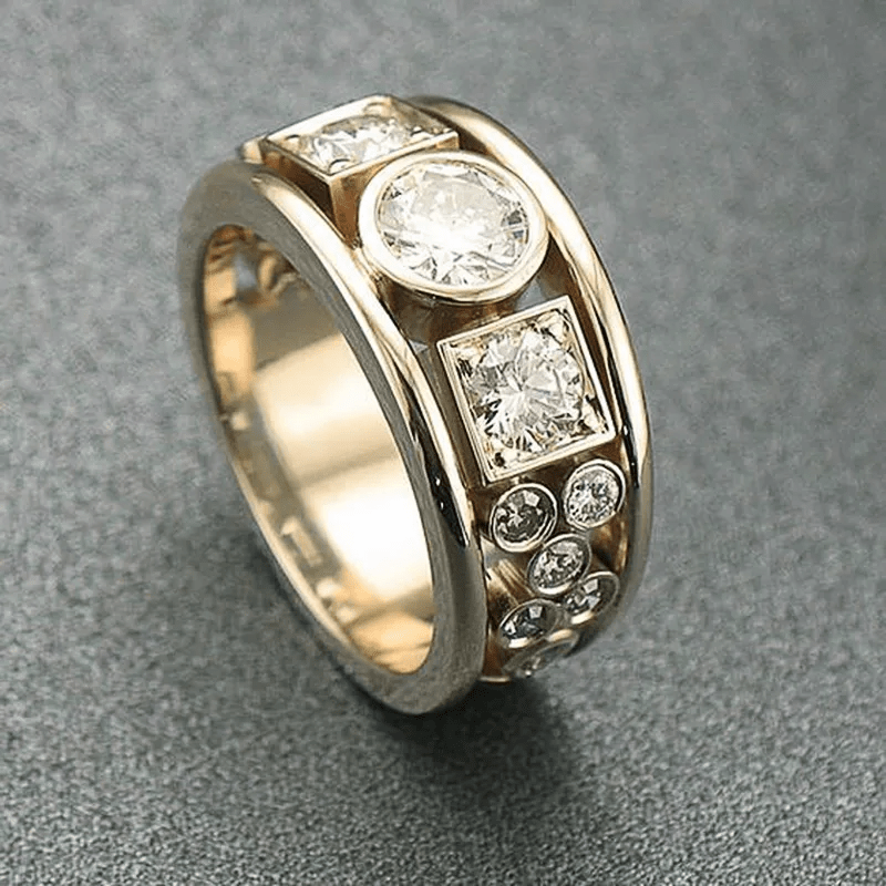 Soof™ | Vintage Guld Zirkonia Ring