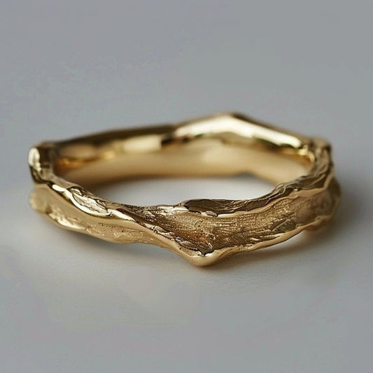 Femke™ | Vintage ring i smitt guld